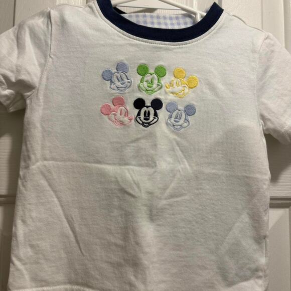 Disney Janie and Jack Mickey Mouse baby/Toddler boy Blue Terry Cloth shorts set - Picture 2 of 7